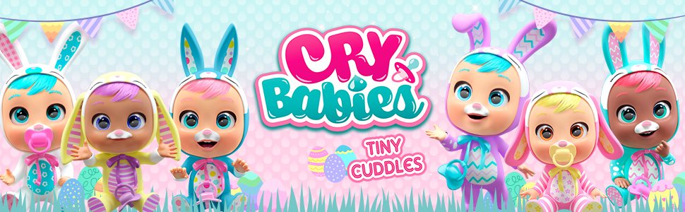 Tiny Cuddles plush Cry Babies dolls